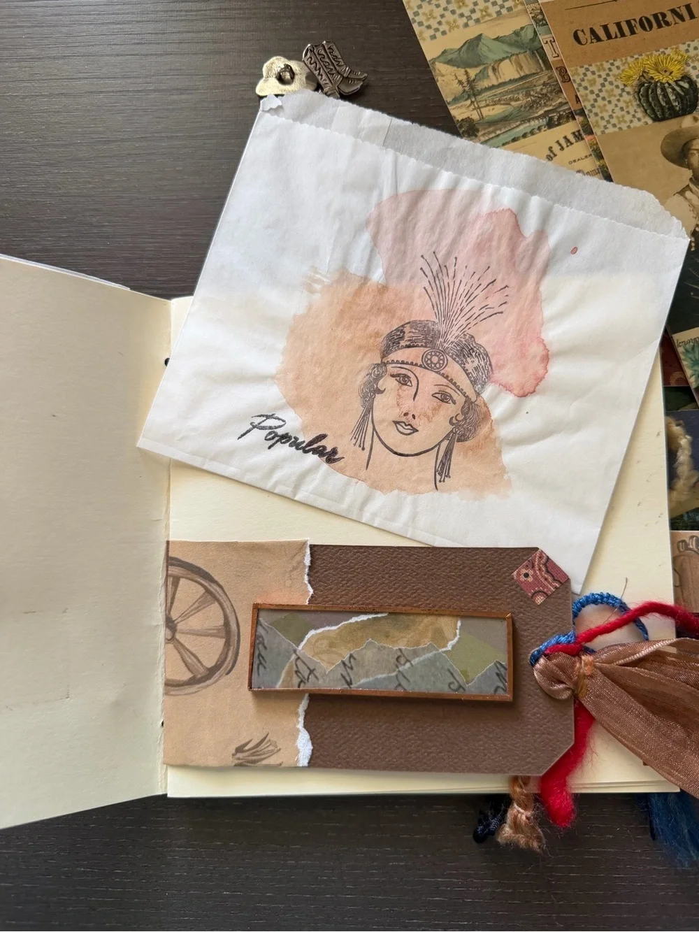 Handmade Western Junk Journal Cowboy Craft Bundle